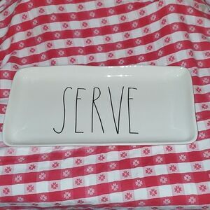 Rae Dunn by Magenta SERVE Platter Rectangle NWOT